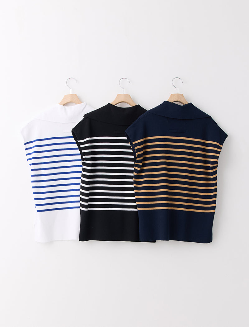 STRIPED COTTON SAILOR TOP