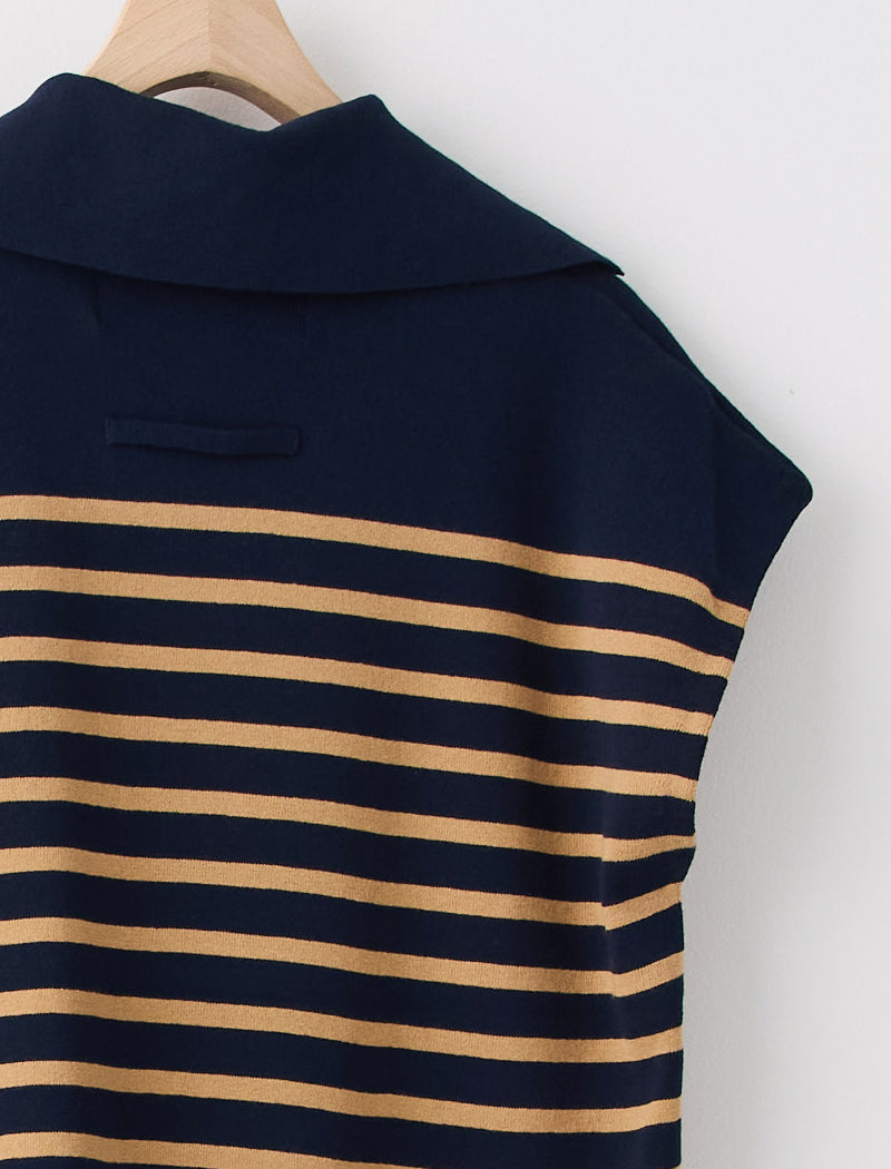 STRIPED COTTON SAILOR TOP