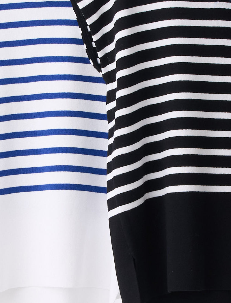 STRIPED COTTON SAILOR TOP