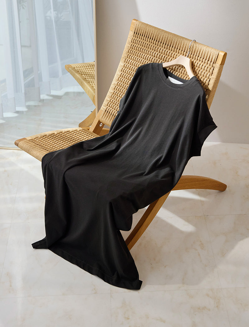 DRY COTTON JERSEY DRESS