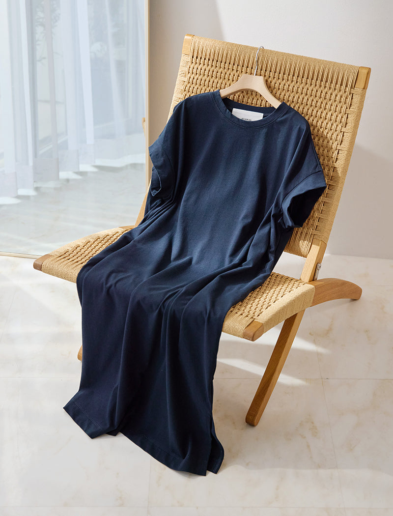 DRY COTTON JERSEY DRESS