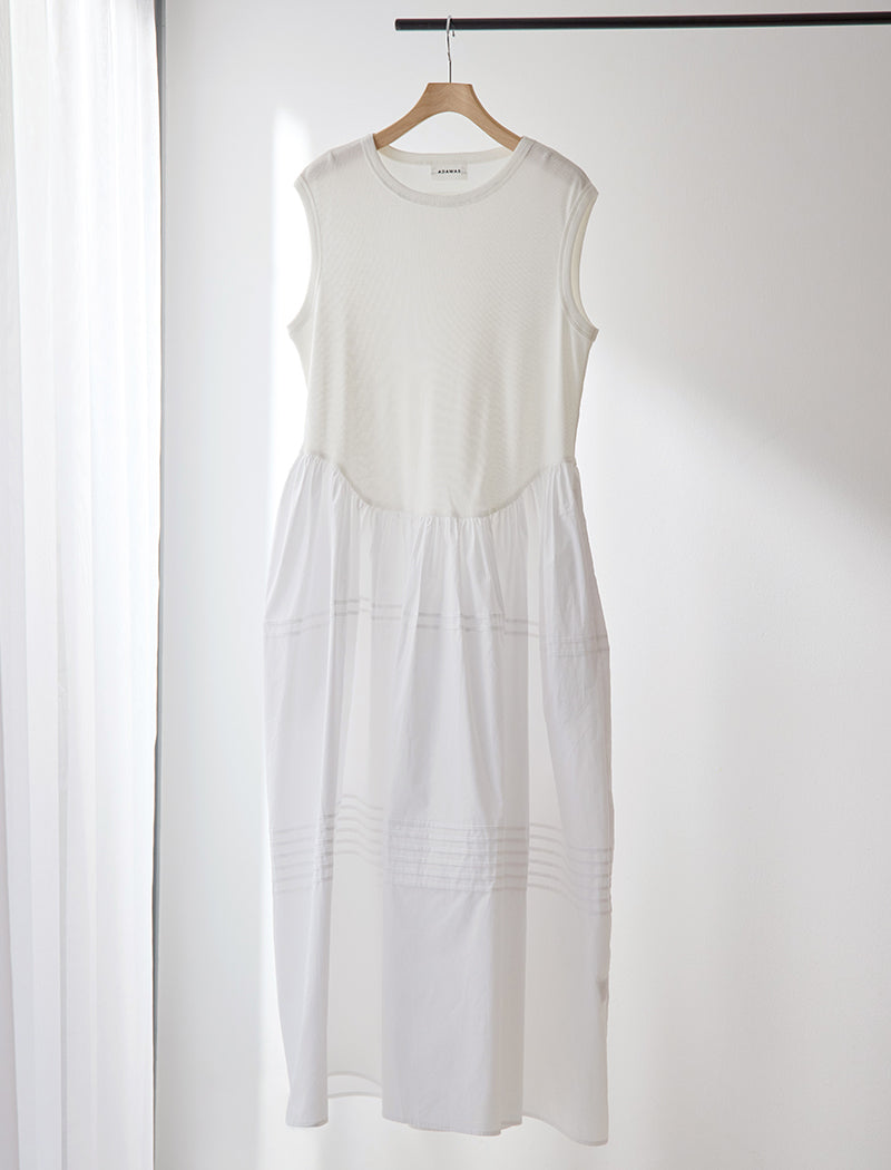 RIBBED JERSEY DRESS