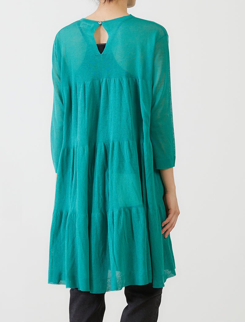 TIERED MIDI DRESS