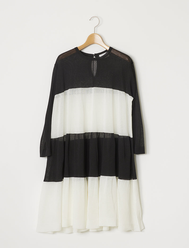 TIERED MIDI DRESS