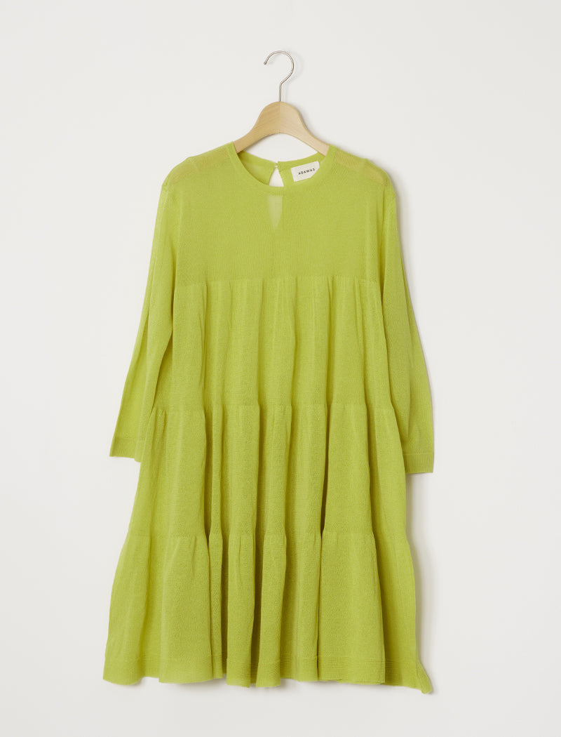 TIERED MIDI DRESS