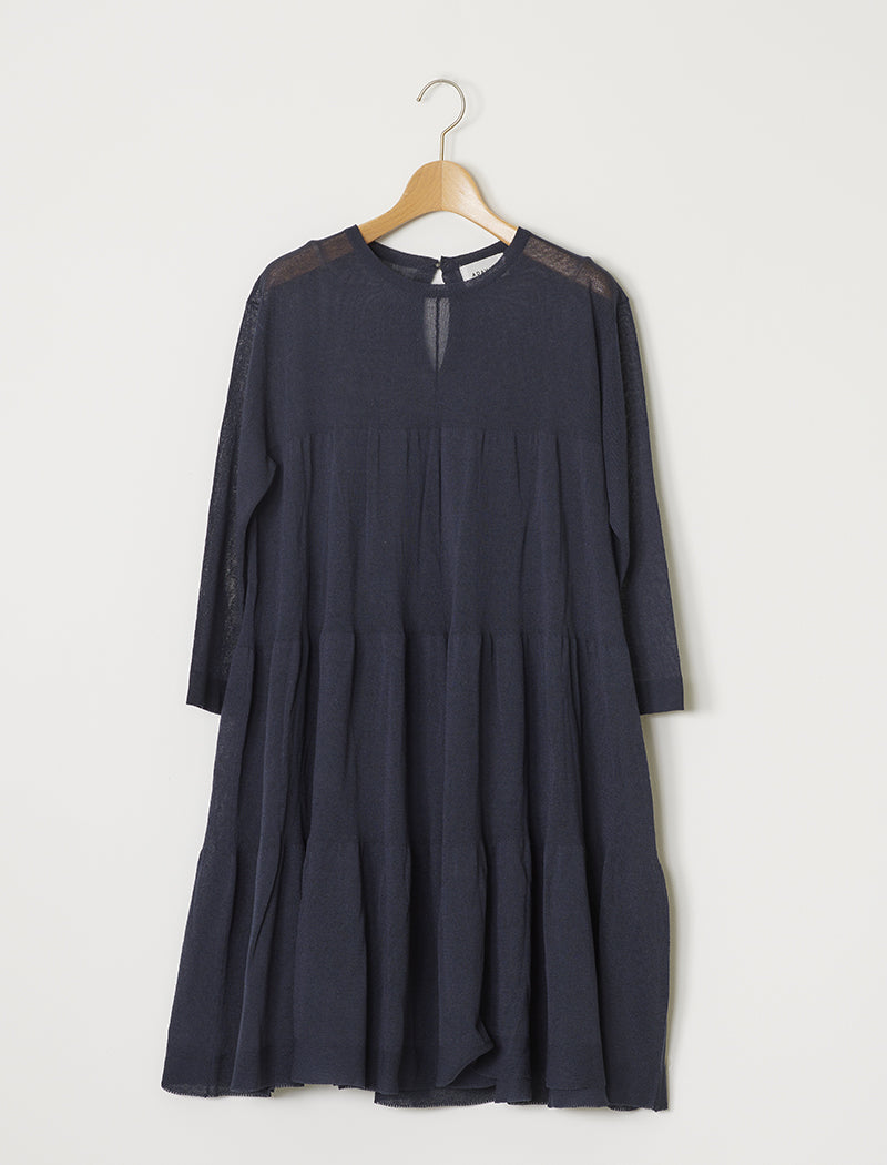 TIERED MIDI DRESS
