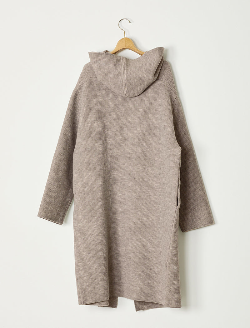 LIGHT INLAY HOODED GOWN