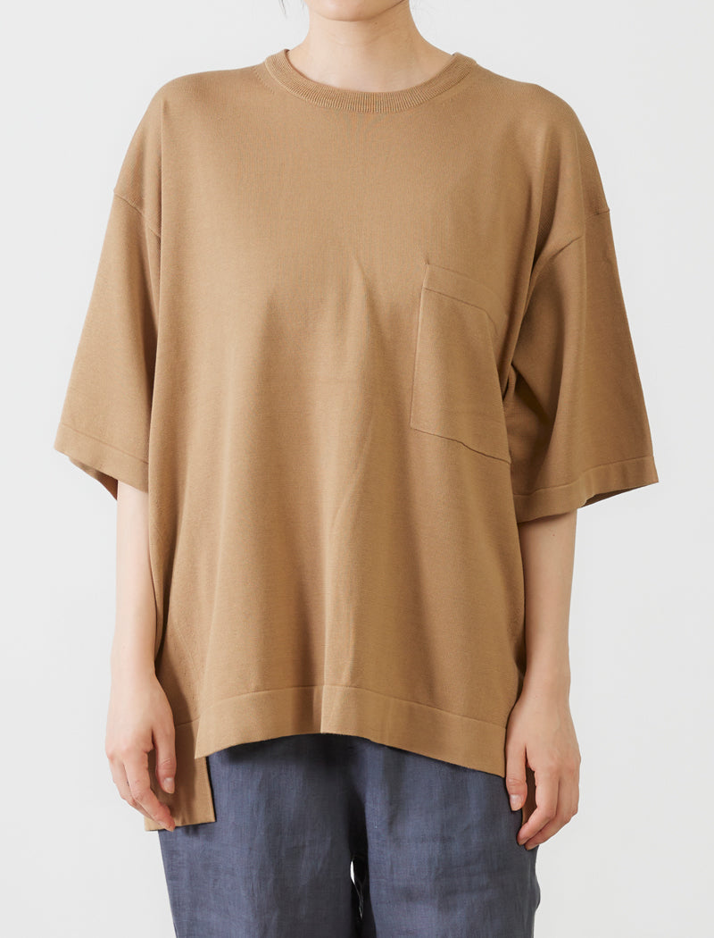 ORGANIC COTTON KNIT TEE