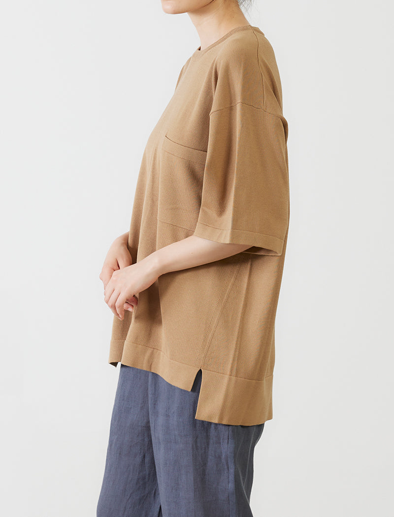 ORGANIC COTTON KNIT TEE