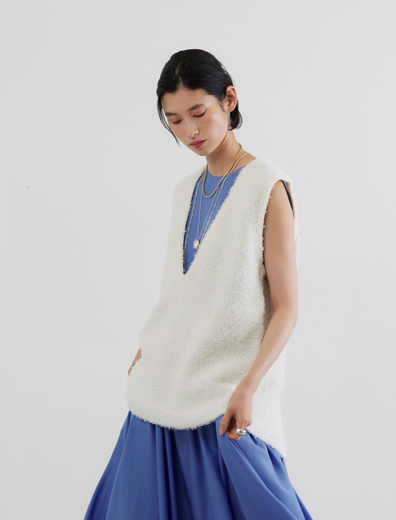 PAPER CHENILLE VEST
