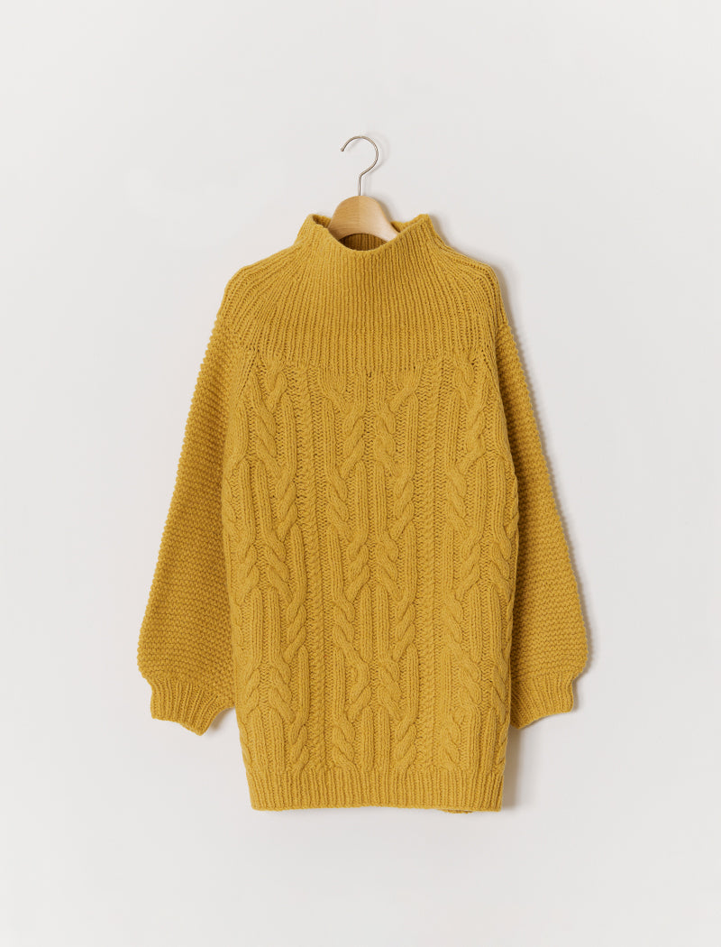 CABLE KNITED CHUNKY SWEAER