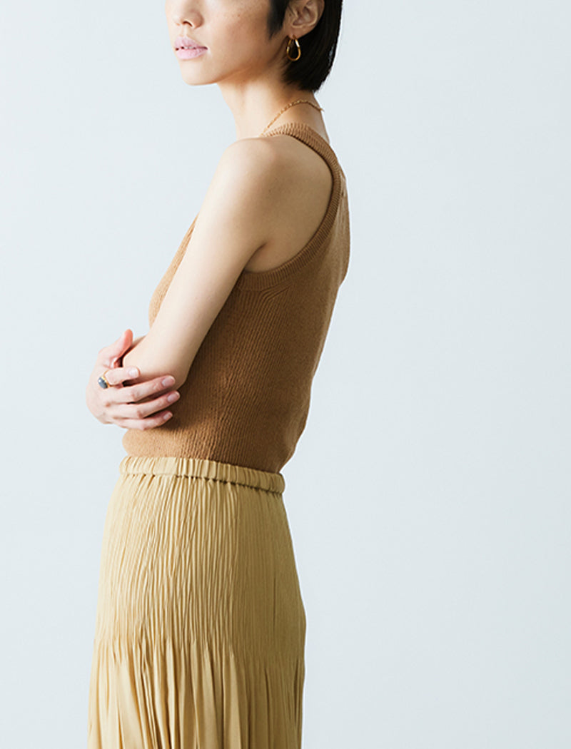 RIB-KNIT TANK TOP