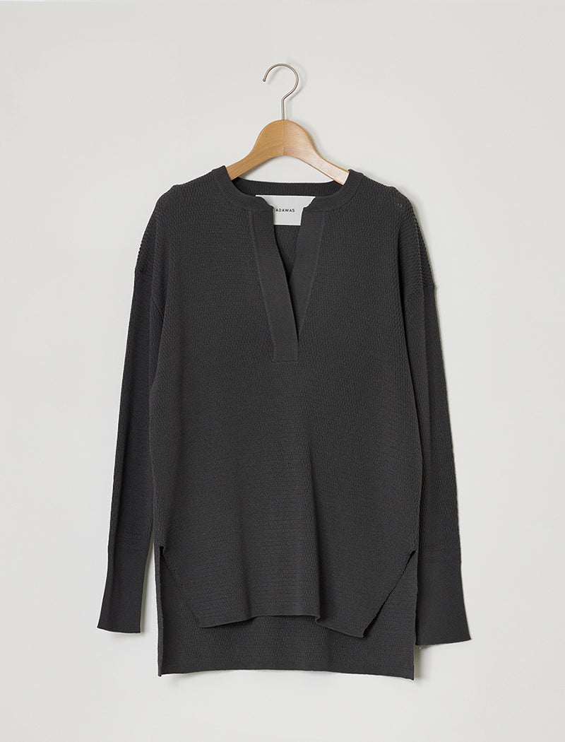 保暖针织亨利衫