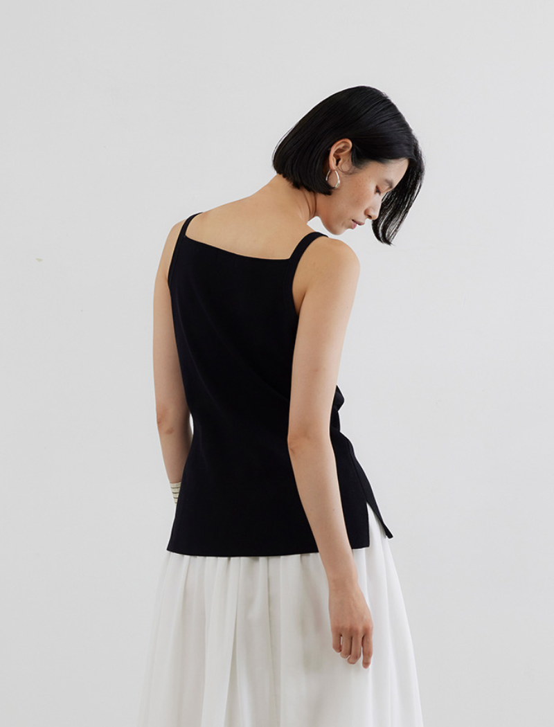 SILK STRETCH TANK TOP