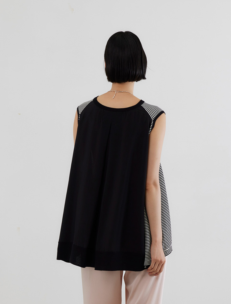 ICE COTTON FLARED PULLOVER