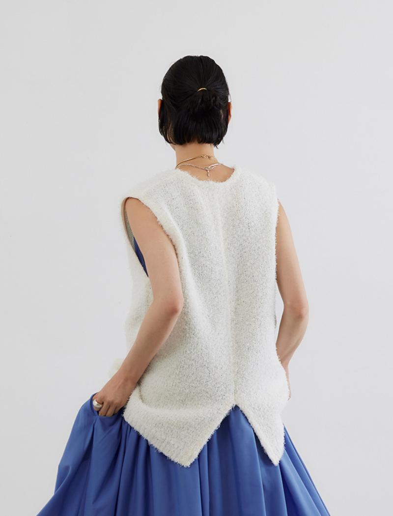 PAPER CHENILLE VEST