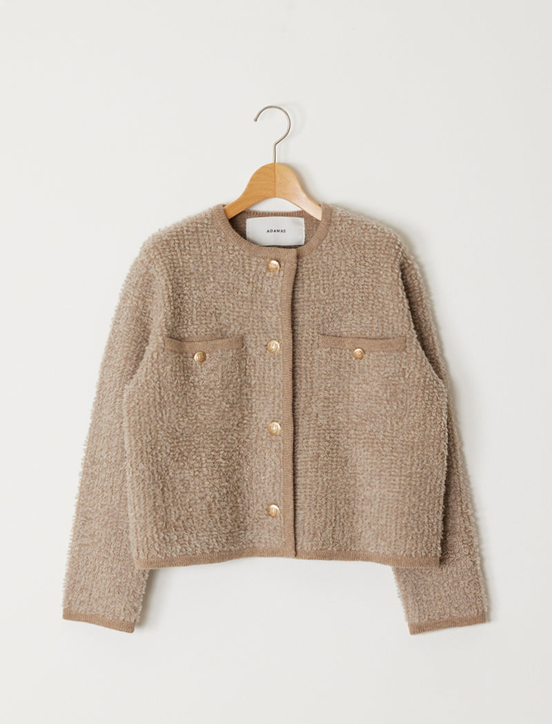 LOOP KNITTED JACKET