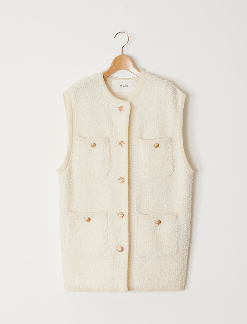 LOOP KNITTED VEST
