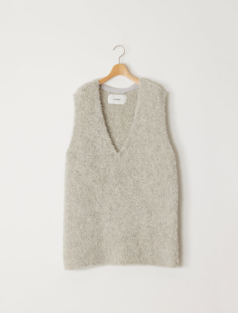 SHAGGY KNIT VEST