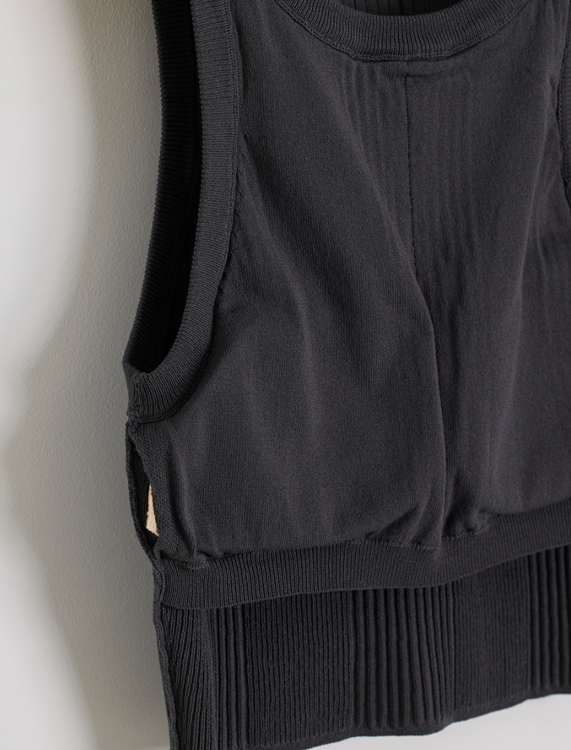 COTTON STRETCH COMPACT TOP