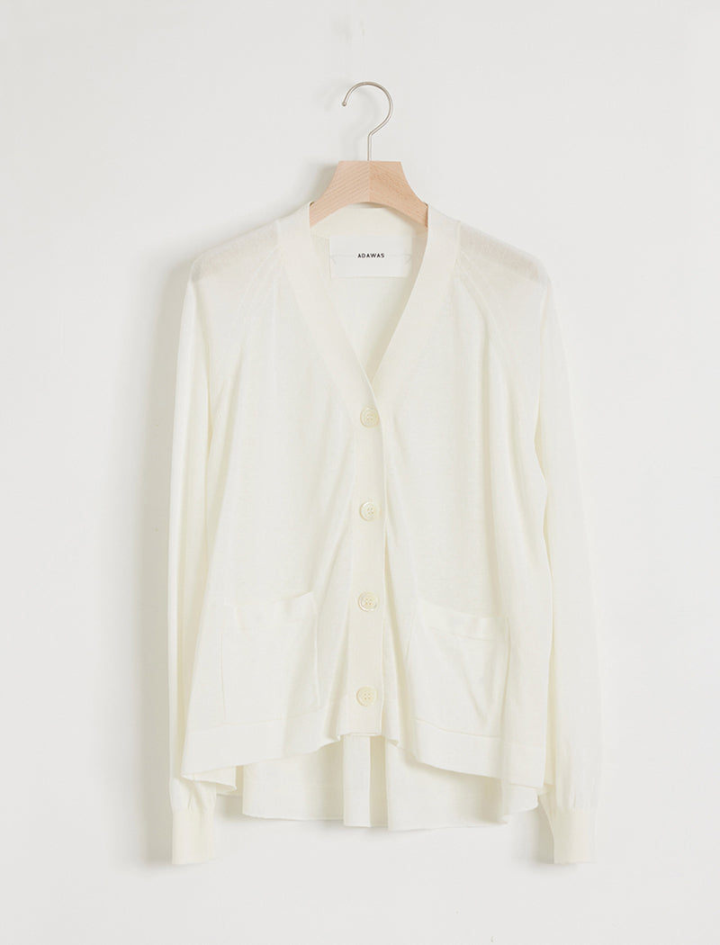 ICE COTTON FLARED CARDIGAN
