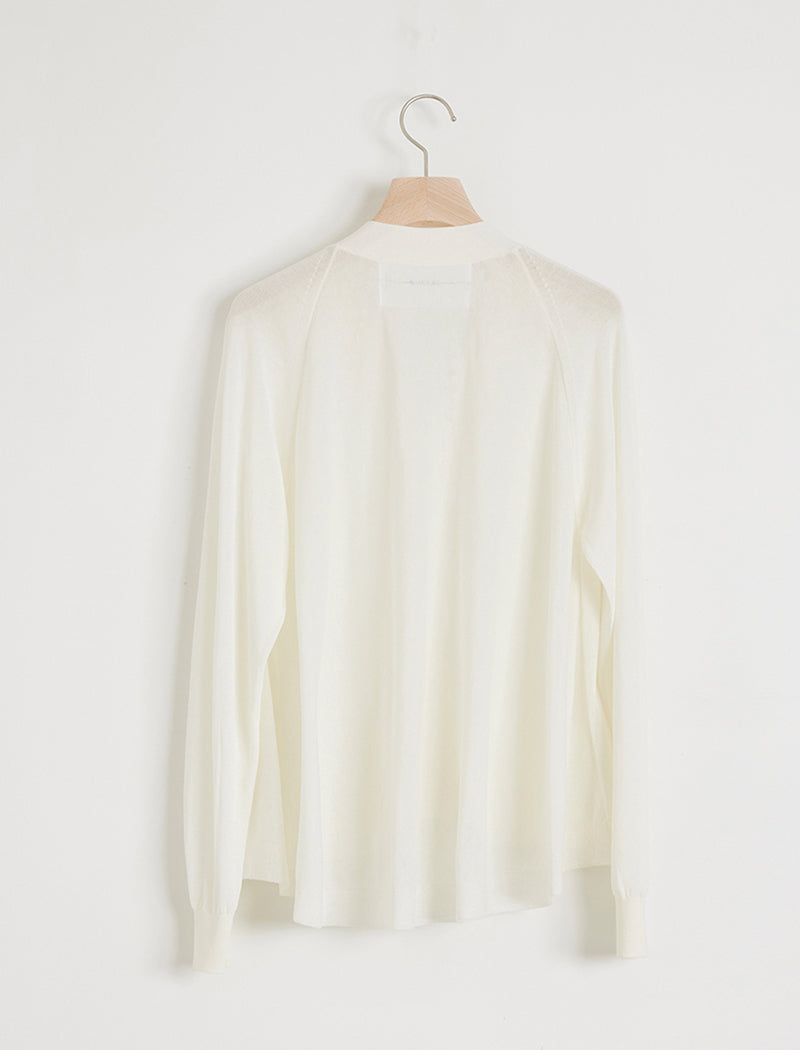 ICE COTTON FLARED CARDIGAN