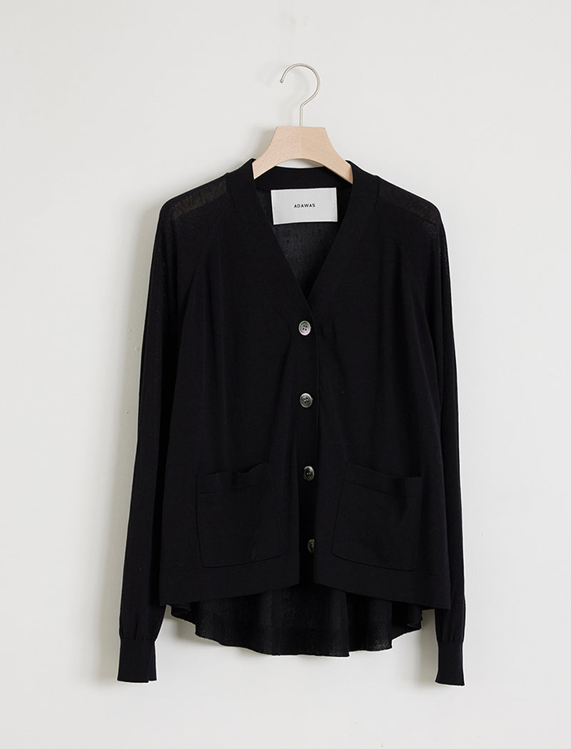 ICE COTTON FLARED CARDIGAN