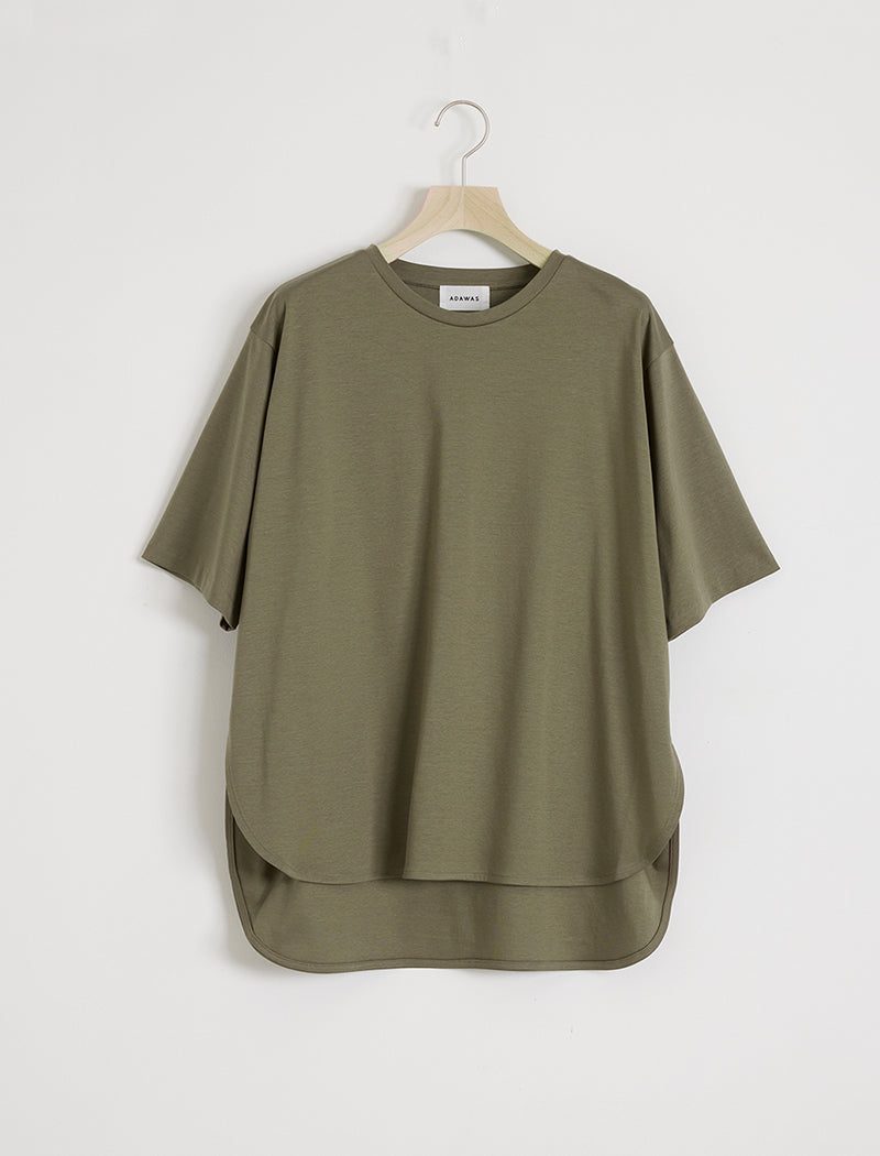 SMOOTH JERSEY ROUND-HEM TEE