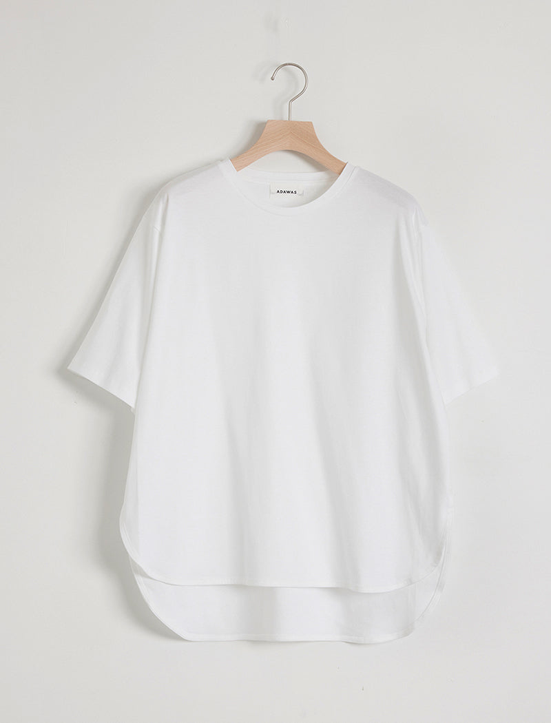 SMOOTH JERSEY ROUND-HEM TEE