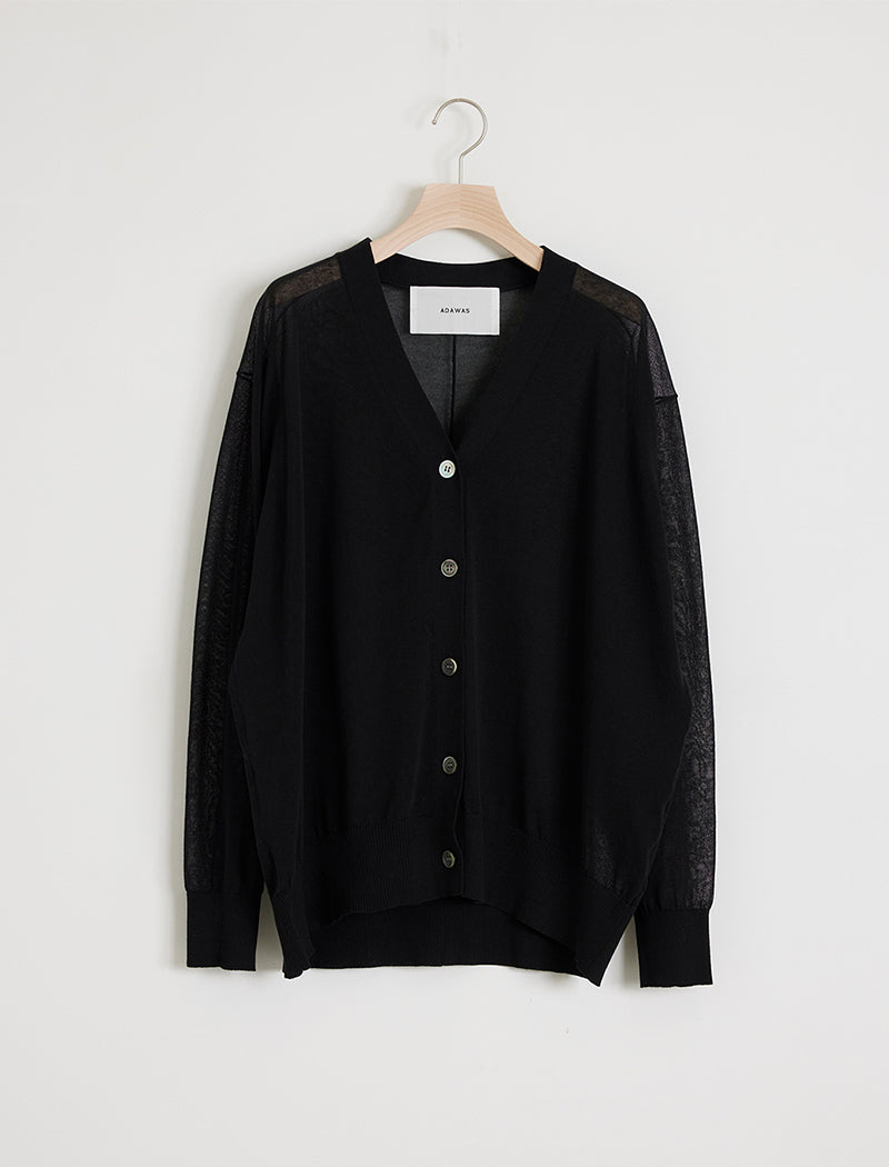SHEER KNIT CARDIGAN