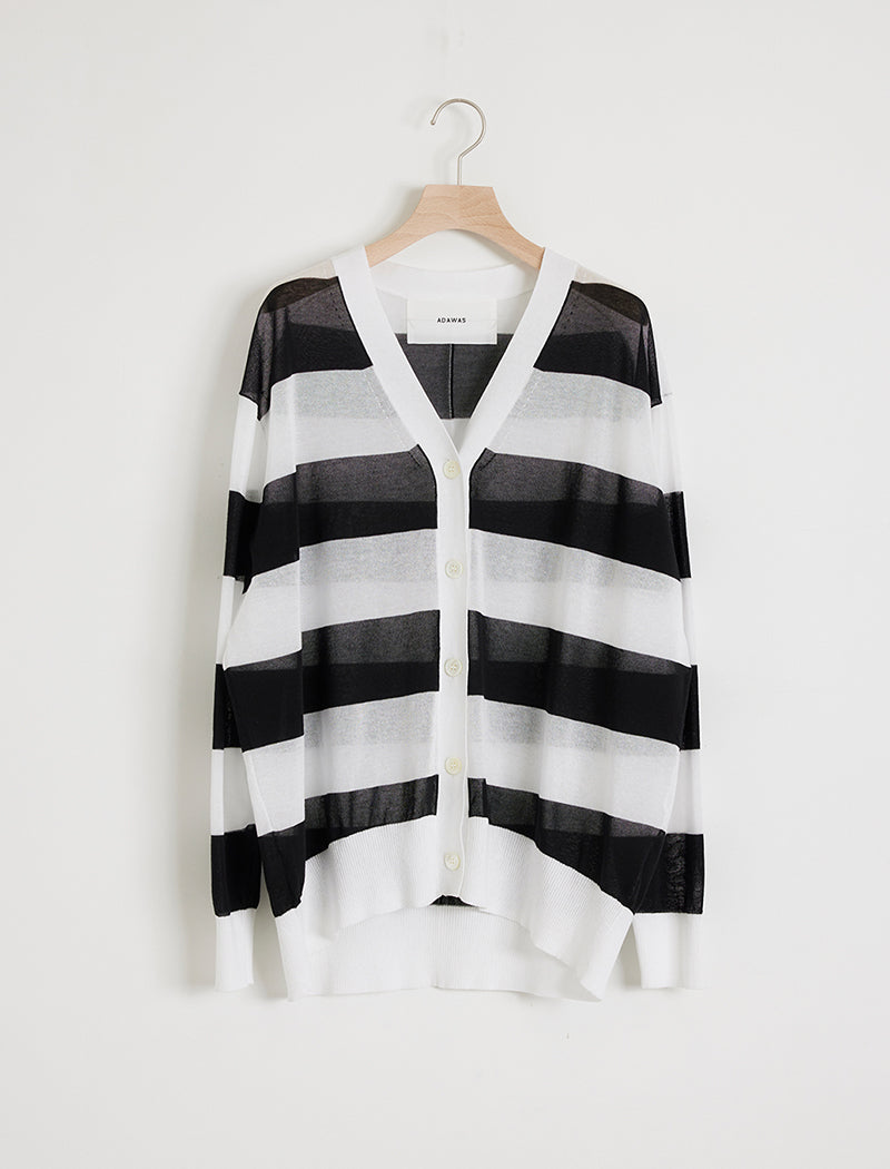 SHEER KNIT CARDIGAN