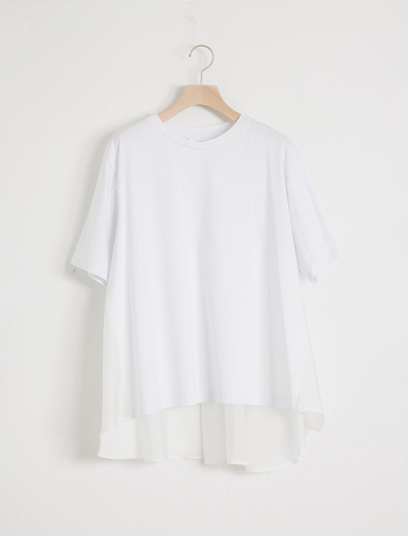SILKET JERSEY FLARED TEE