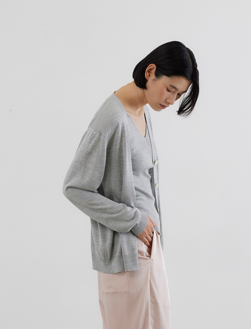 WASHABLE SILK CARDIGAN