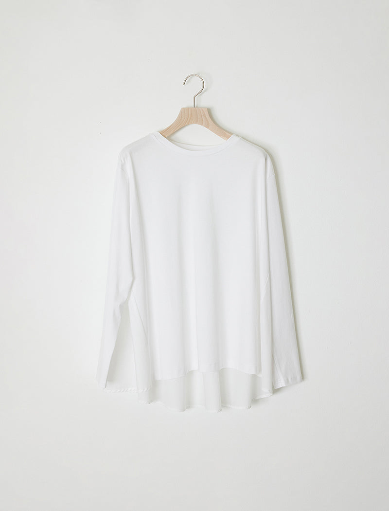SHIRT-PANEL FLARED TEE