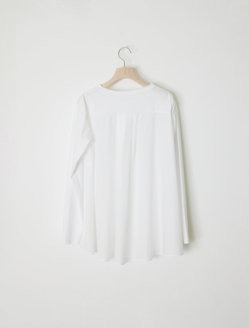 SHIRT-PANEL FLARED TEE