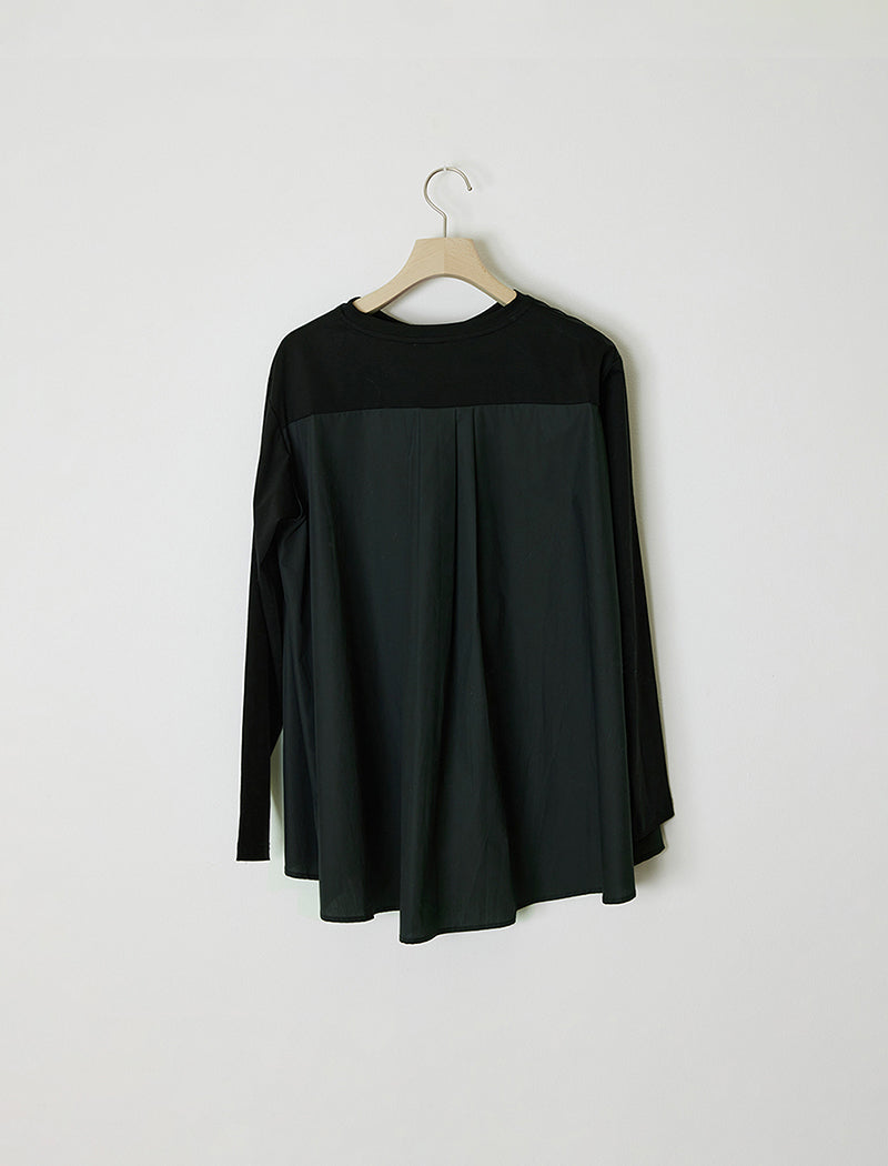 SHIRT-PANEL FLARED TEE