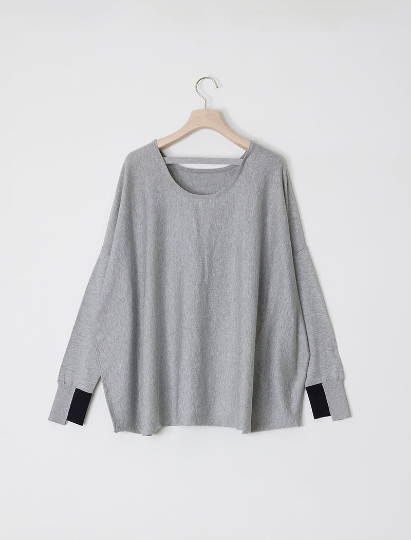 SEA ISLAND COTTON KNIT ROUND KNIT T