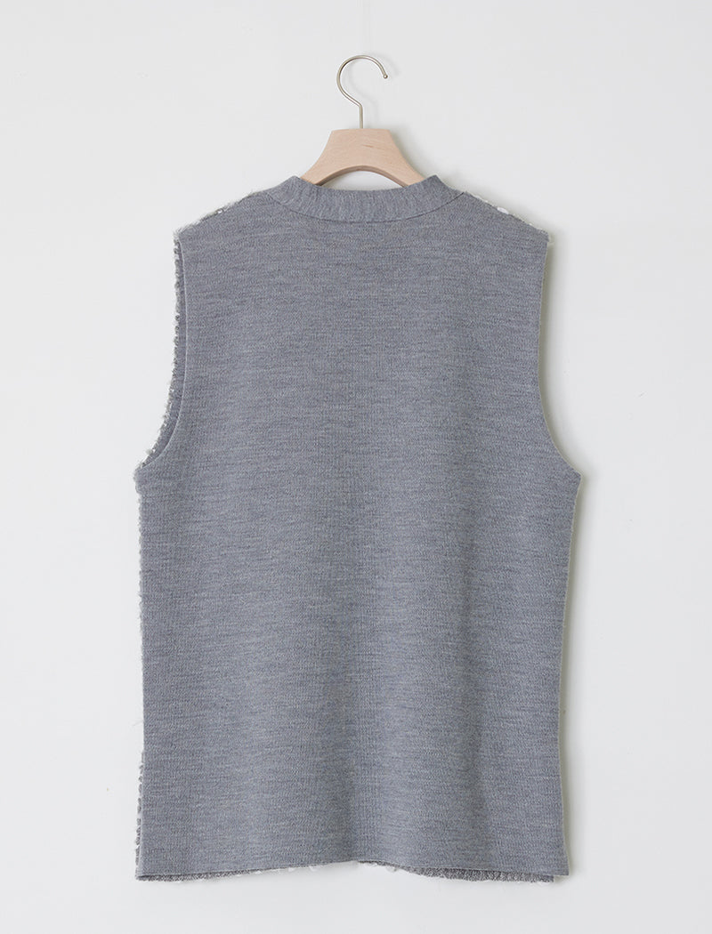 FUR INLAY VEST