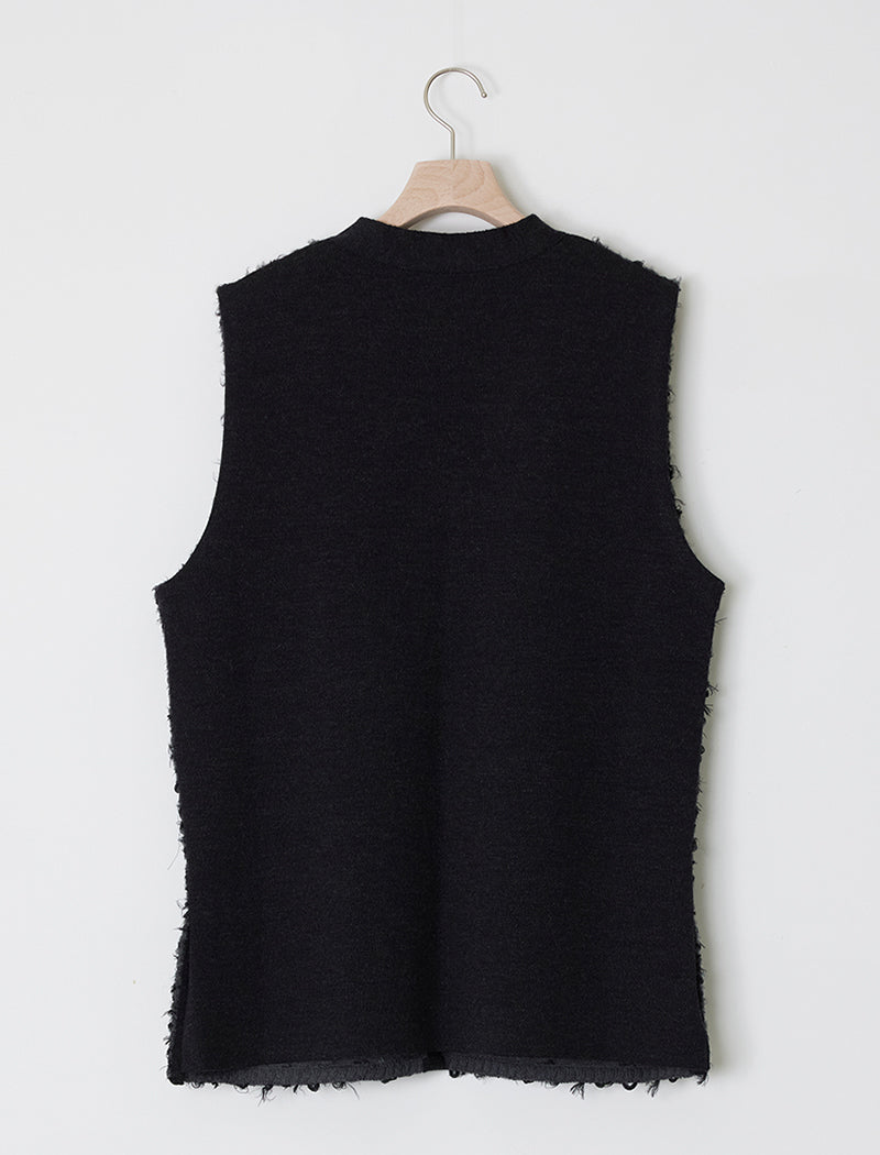 FUR INLAY VEST