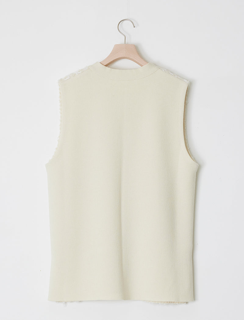 FUR INLAY VEST