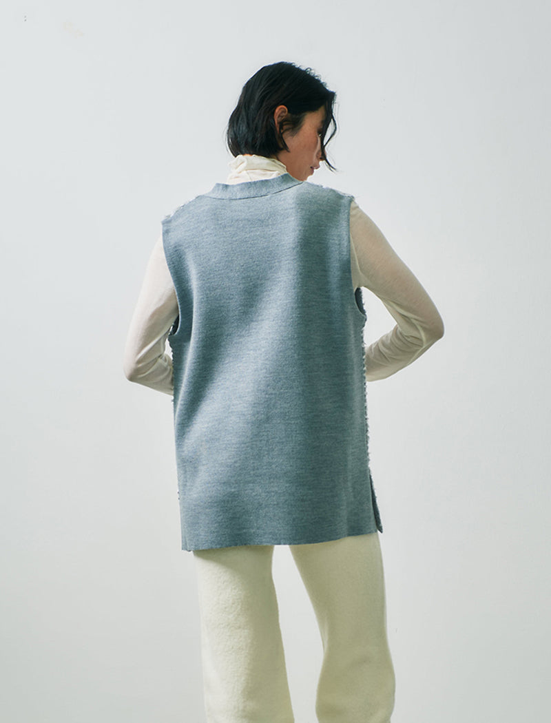 FUR INLAY VEST