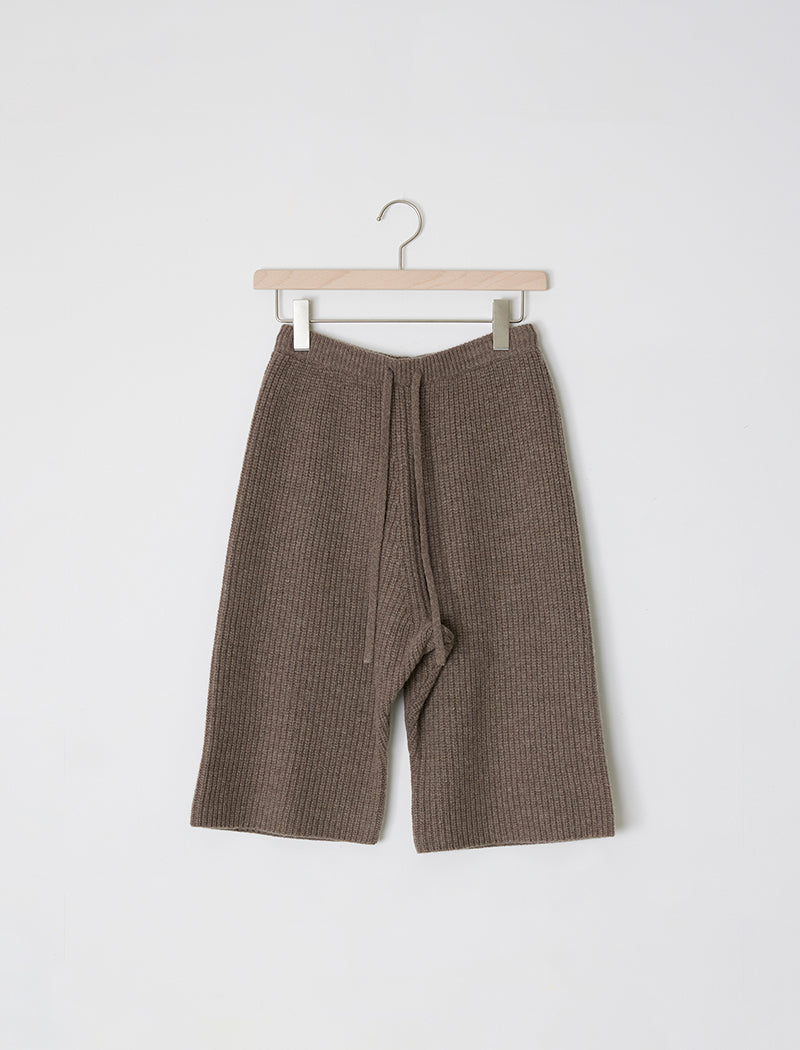 CASHMERE BLENDED SHORT PANTS