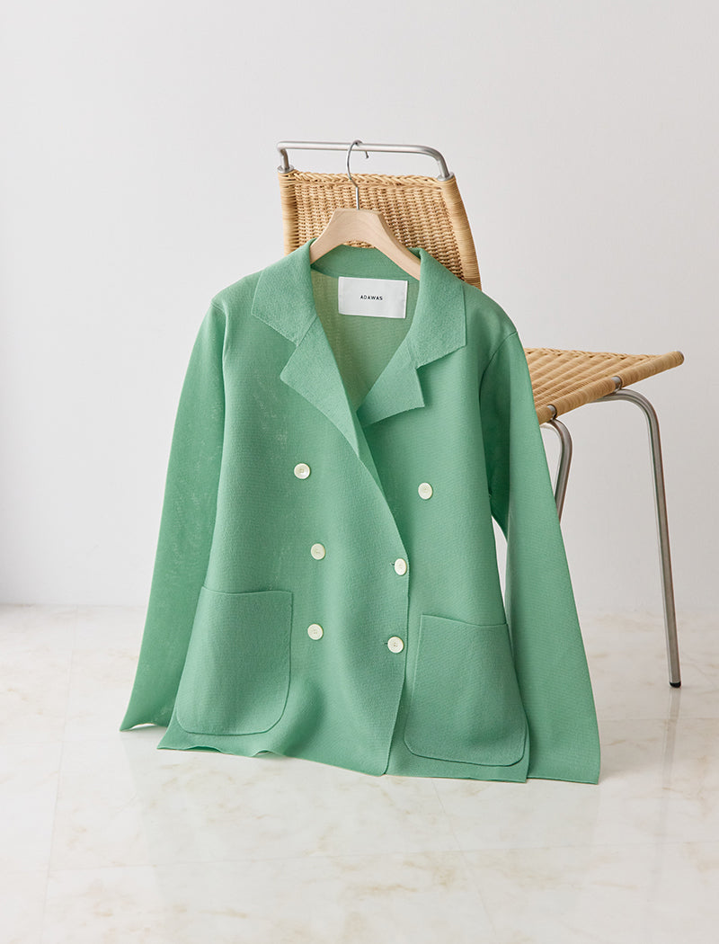 SEMI-SHEER KNIT JACKET