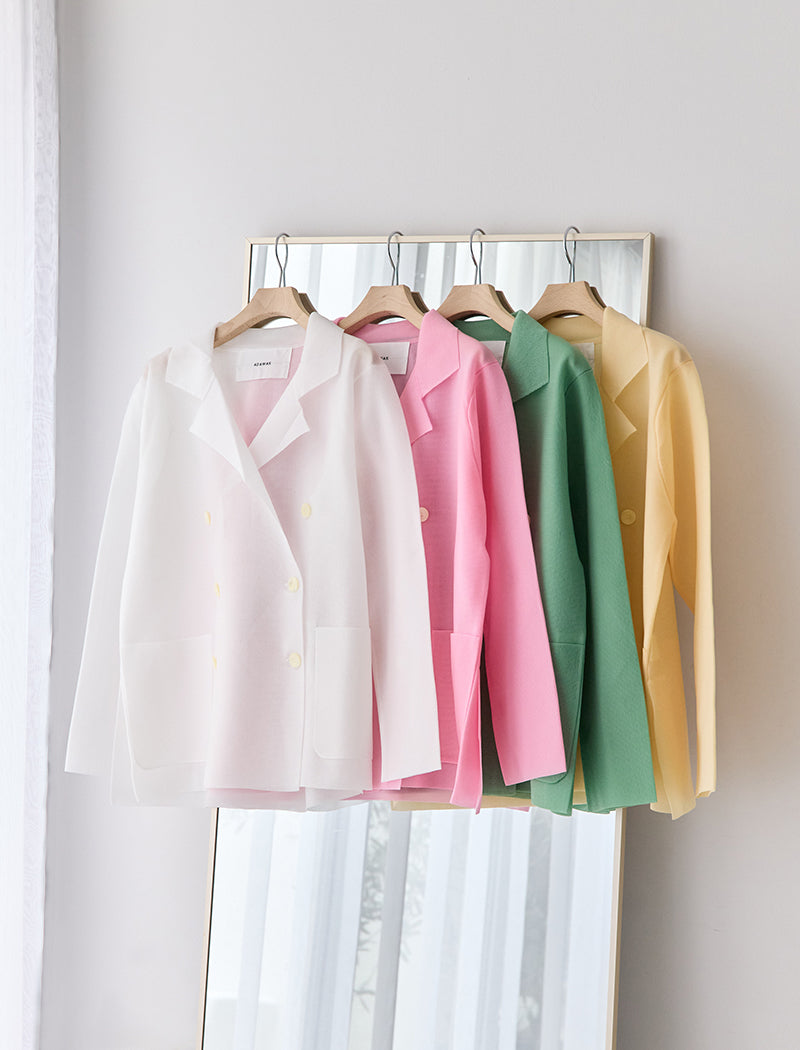 SEMI-SHEER KNIT JACKET