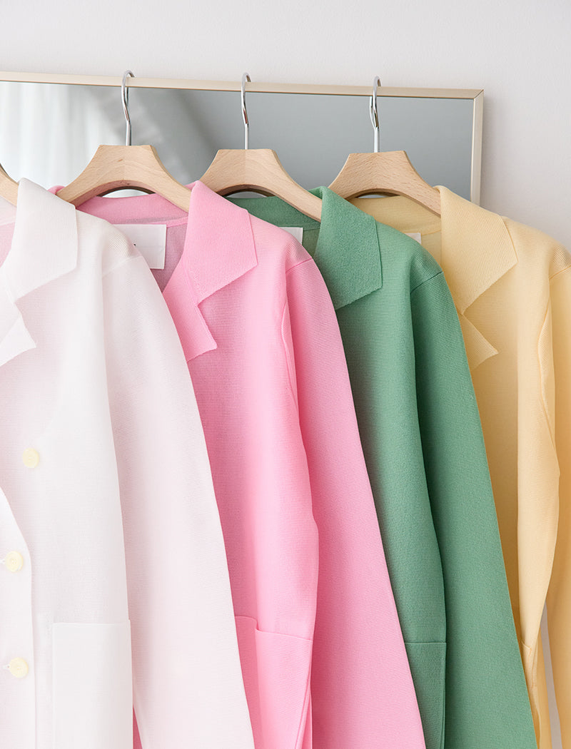 SEMI-SHEER KNIT JACKET