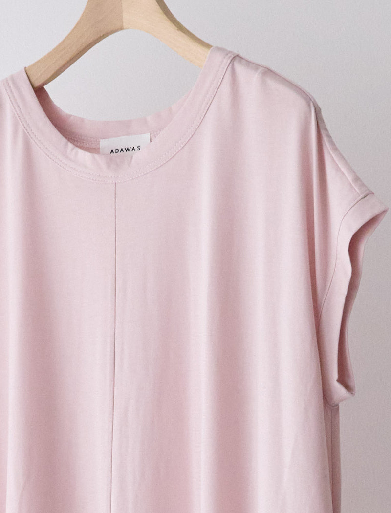 HIGH-TWIST COTTON JERSEY DRESS