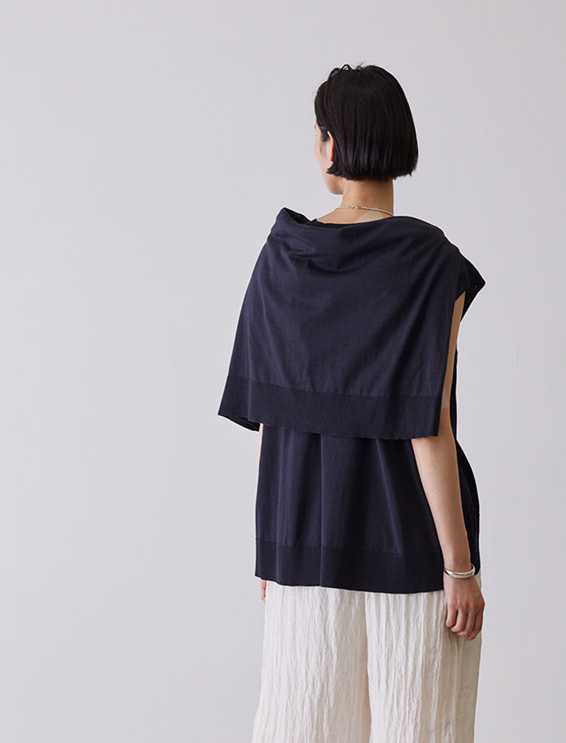 SUVIN COTTON SLEEVELESS TOP