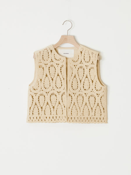 CORD EMBROIDERY VEST