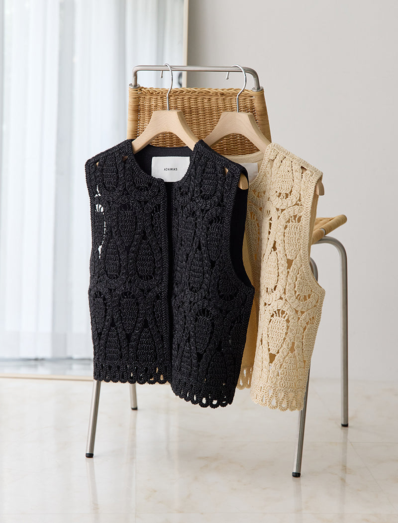 CORD EMBROIDERY  VEST