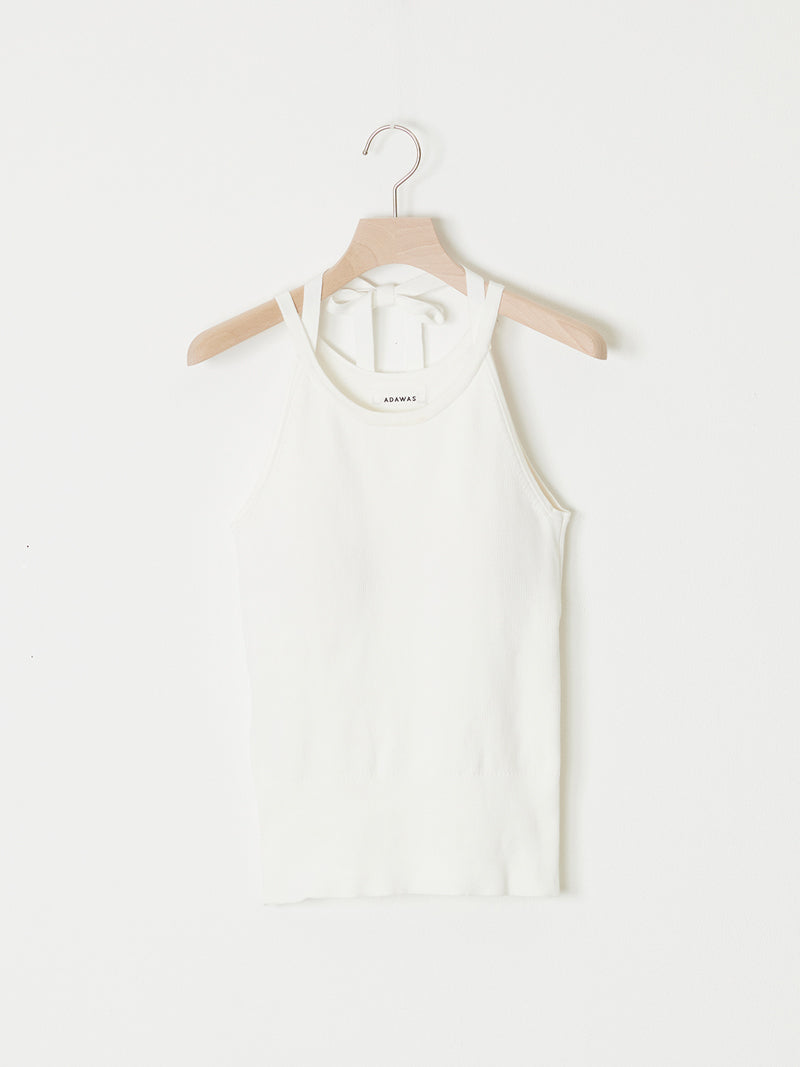 STRETCH COTTON TANK TOP
